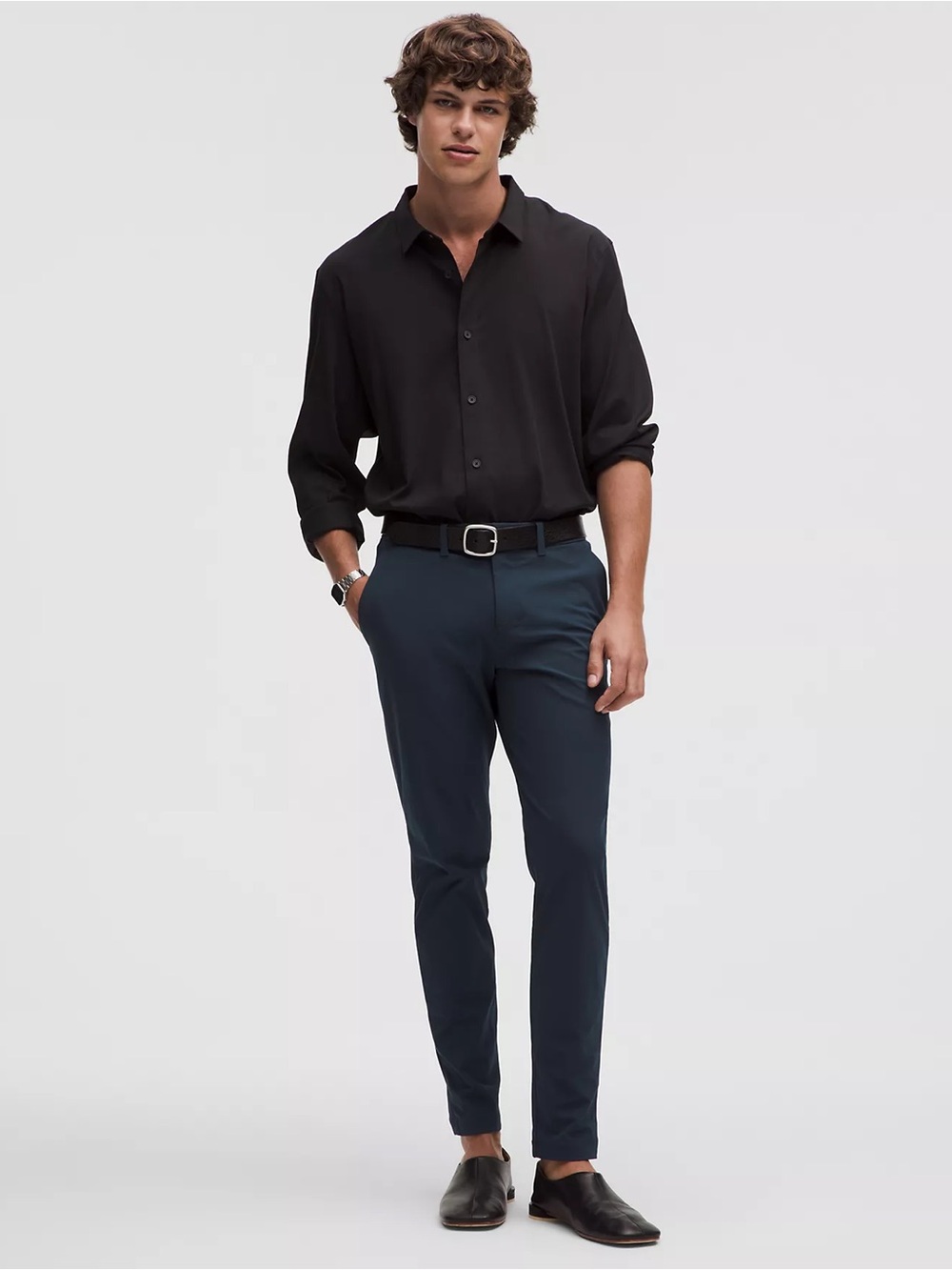 Lululemon Men's ABC Slim-Fit Trouser Warpstreme True Navy Size 32X32 Worn Twice!